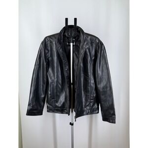 Emporio Italy Worldwide Mens Jacket Black Full Zip Size L